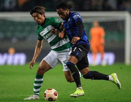 Sporting CP draws 1-1 with Atalanta, Scamacca equalizer